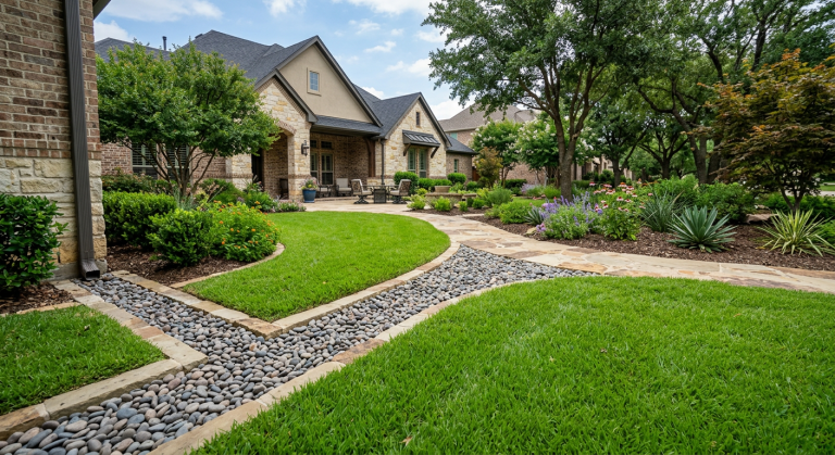 French Drain Installation for DFW Clay Soil: Solving Standing Water in Texas Black Gumbo