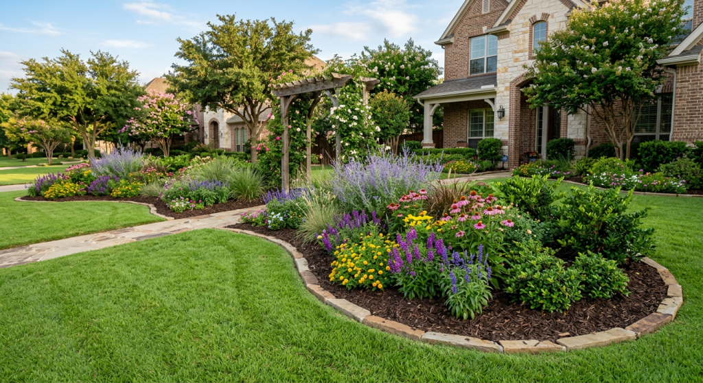 Flower Bed Design Ideas for Texas Landscapes: 12 Proven Styles